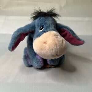 Fisher Price Ask Me More Eeyore Talking Plush Toy Vintage 1999 Tested And Works